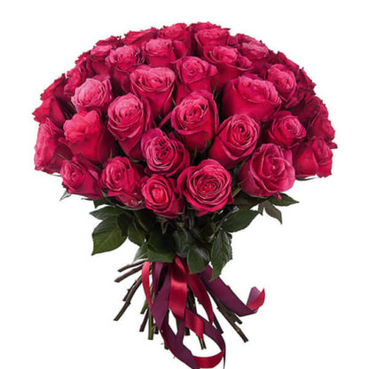 Букет розовых роз Черри 101 шт