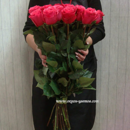 Букет розовых роз Черри 25 шт 2